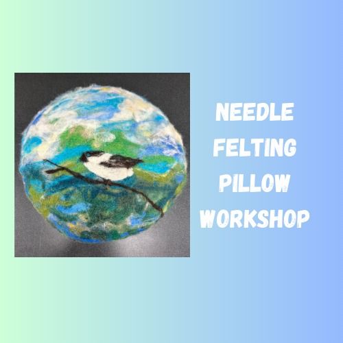 Needle Felting Workshop - Create a Pillow