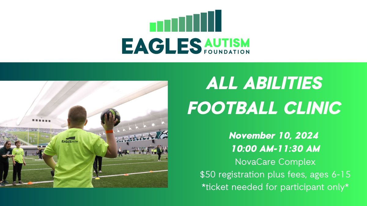 All Abilities Football Clinic - Fall 2024