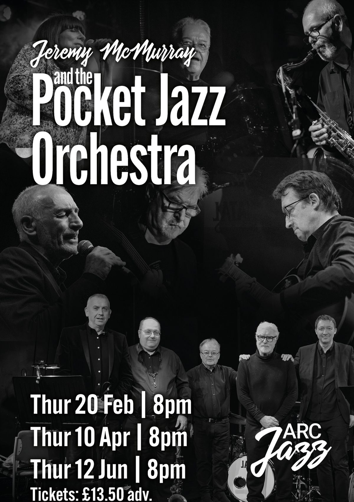 Jeremy McMurray and the Pocket Jazz Orchestra with special guest Zoe Gilby