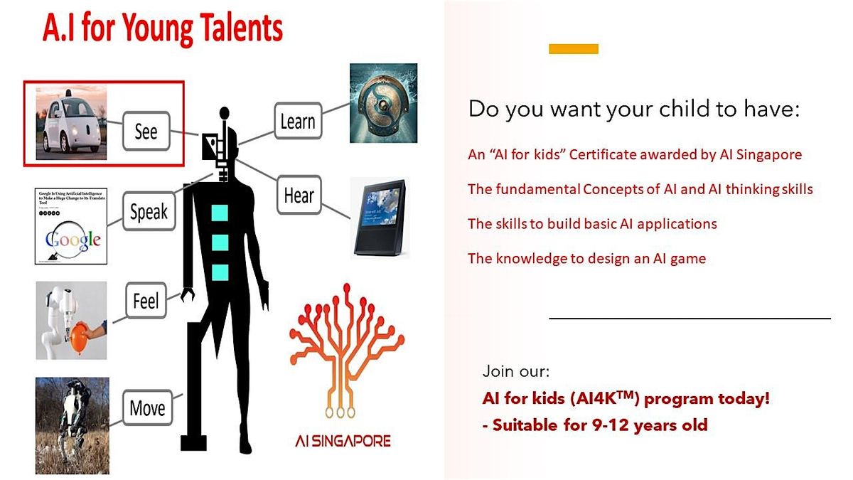 AI for Kids (Grade 1 & 2) Certification programme