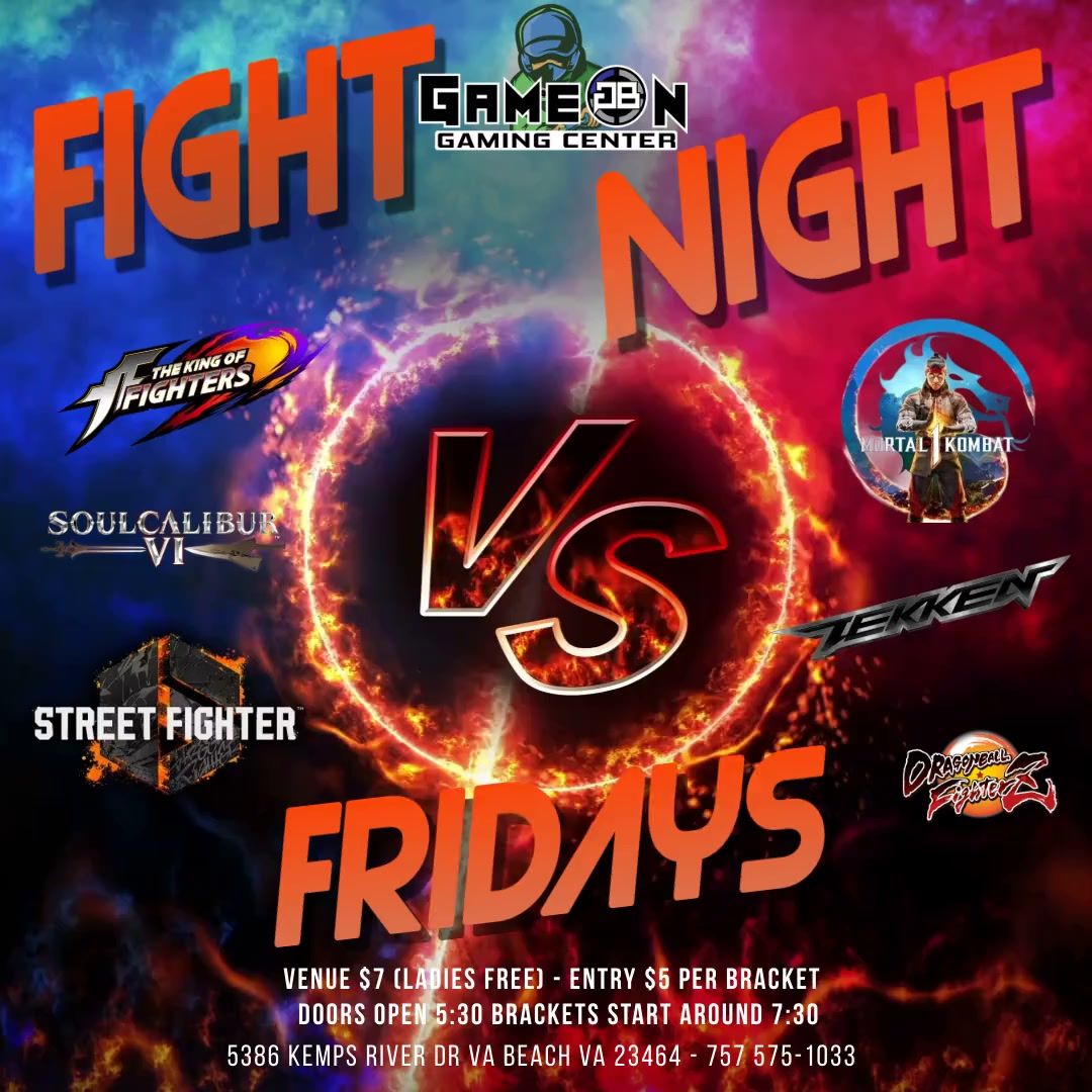 Fight Night Fridays - Ladies play for FREE