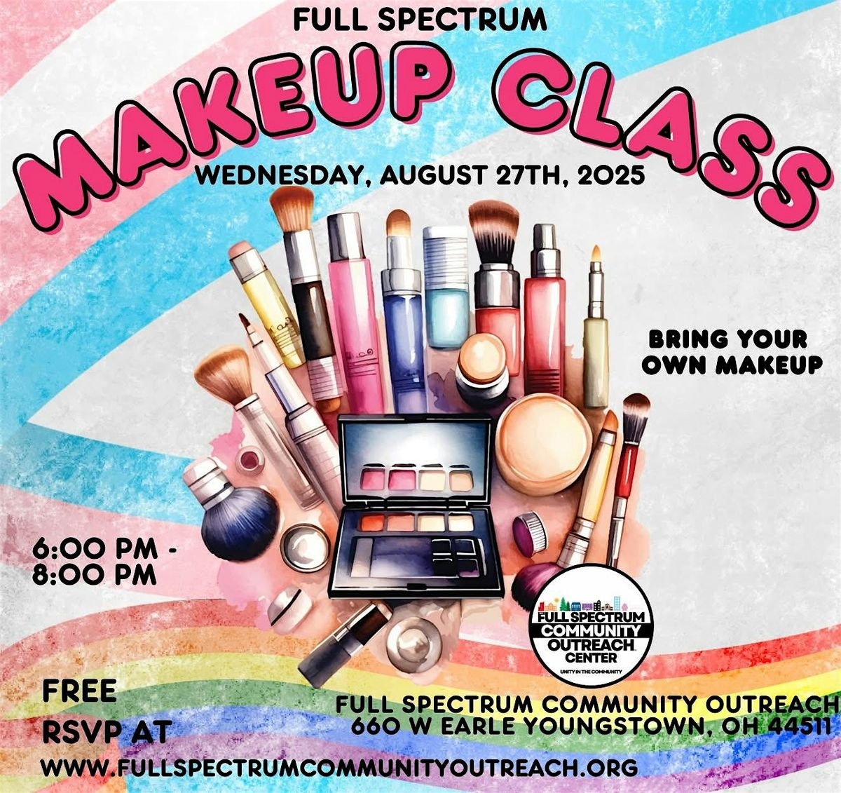 Full Spectrum Community Outreach\u2019s Makeup Class!