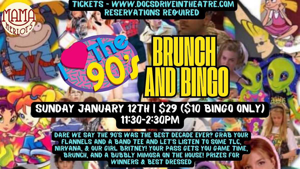 90's Bingo Brunch & Mimosa's at the Speakeasy