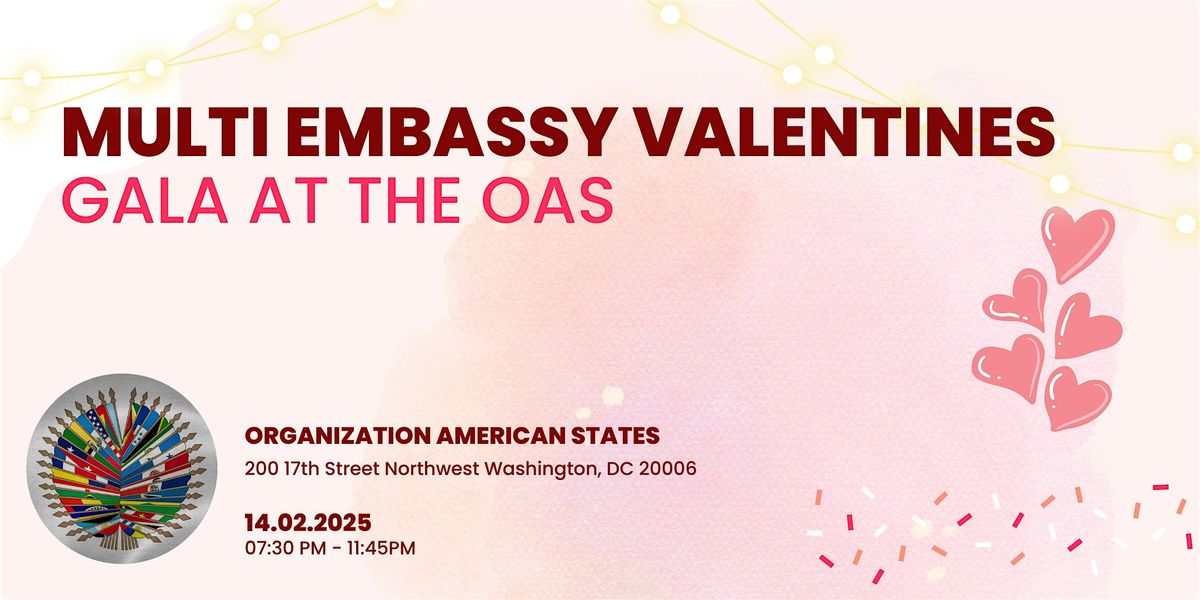 Multi Embassy Valentine's Gala at the OAS (Organization of American States)