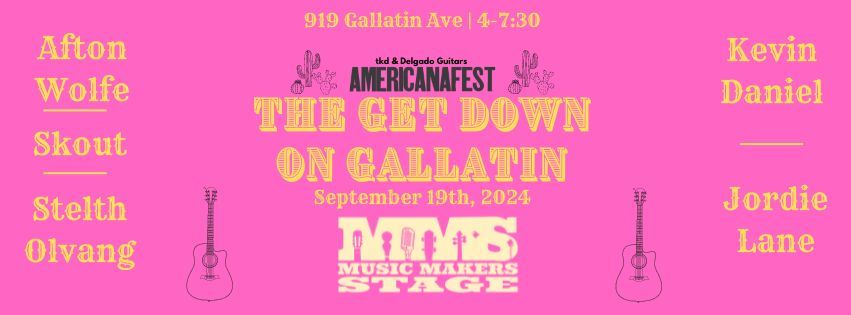 AMERICANAFEST - The Get Down on Gallatin @ Music Makers Stage, Delgado Guitars