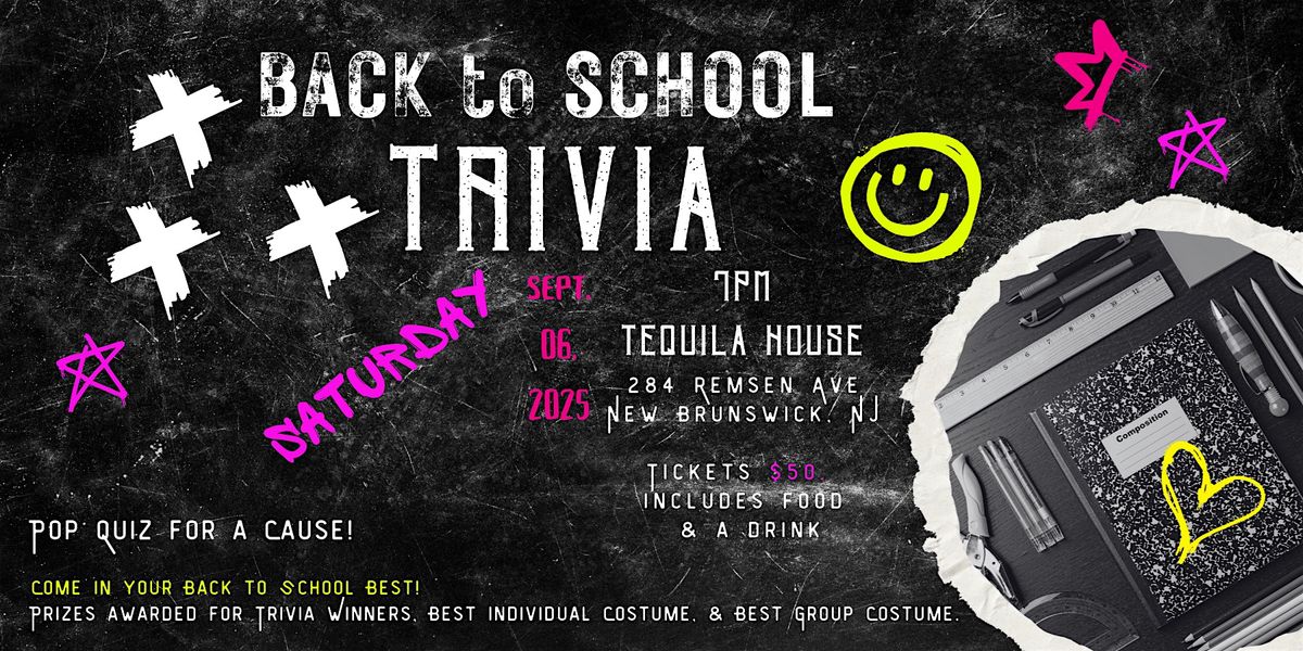 Back to School Special: Trivia for a Cause