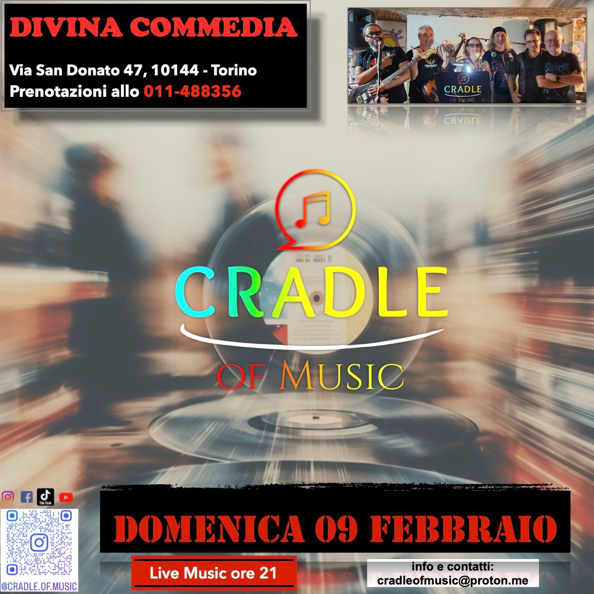 Cradle of Music Live@DivinaCommedia