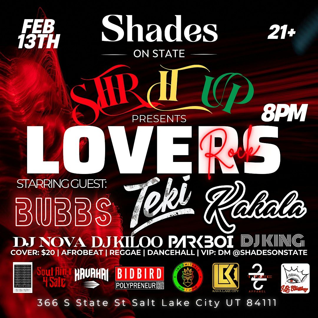 Stir It Up - Lovers Rock Edition FEB. 13th