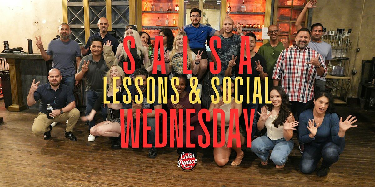 Salsa Lessons for Beginners. Wednesday at 8:30p in Houston 02\/26