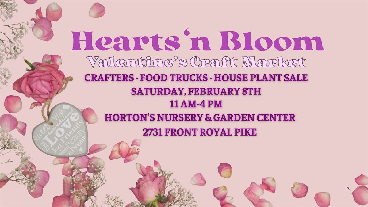 Hearts 'n Bloom Valentine's Craft Market