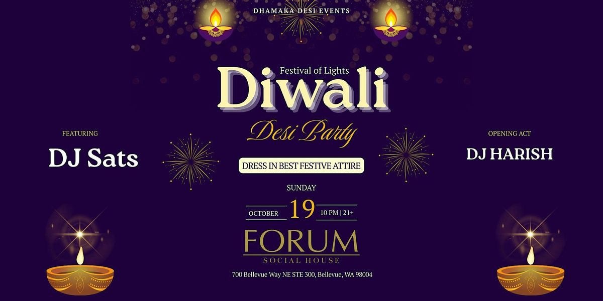DIWALI PARTY | FORUM SOCIAL HOUSE | OCT 19
