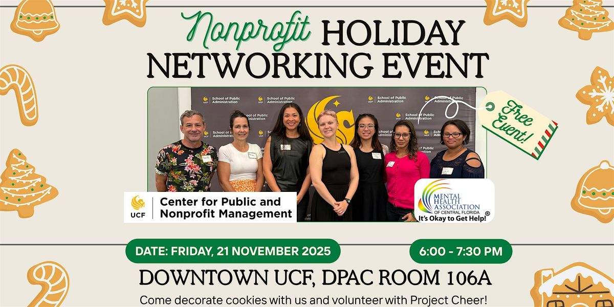 Nonprofit Holiday Networking Event: Connections over Cookie Decoration