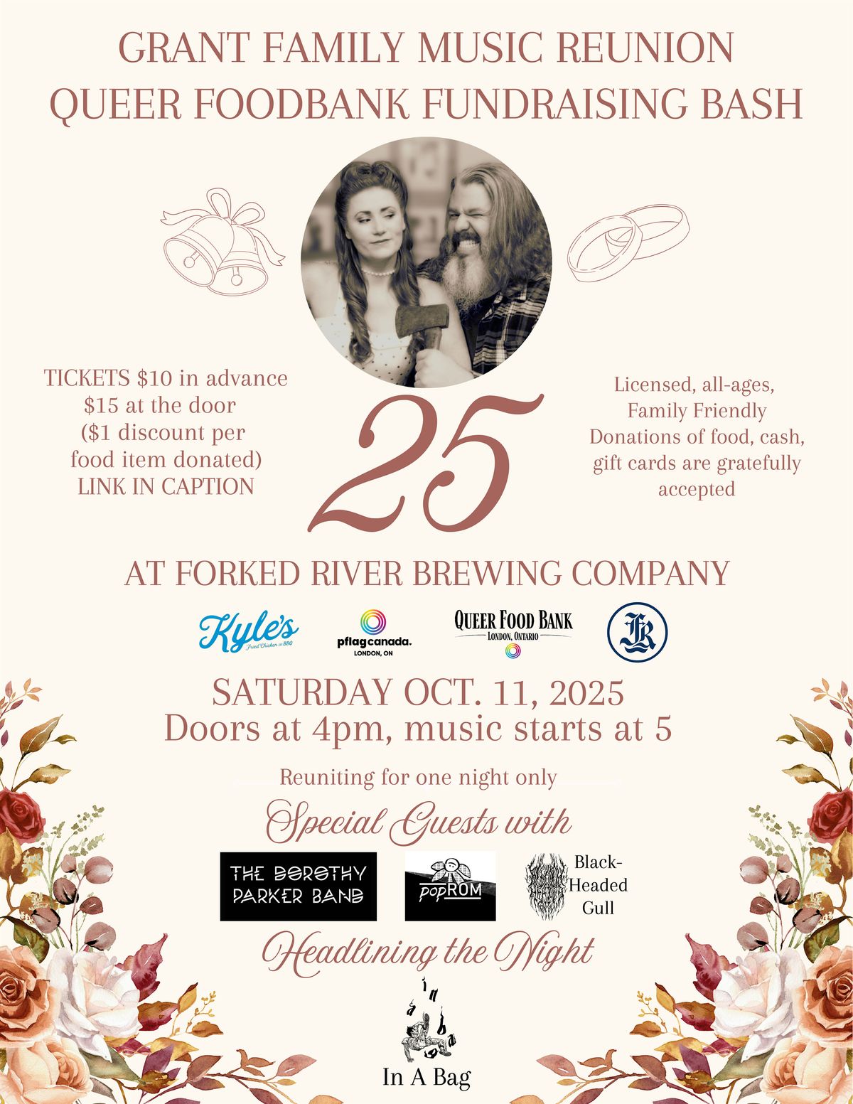 Grant Family Music Reunion - Queer Foodbank Fundraising Bash