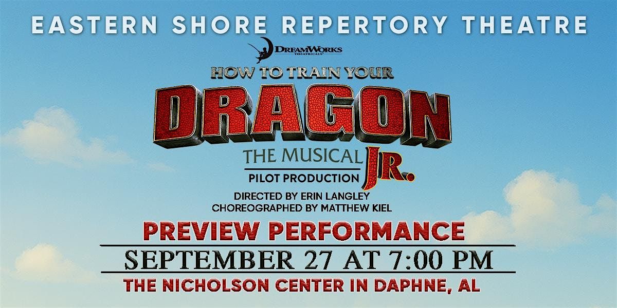 How to Train Your Dragon JR PREVIEW PERFORMANCE
