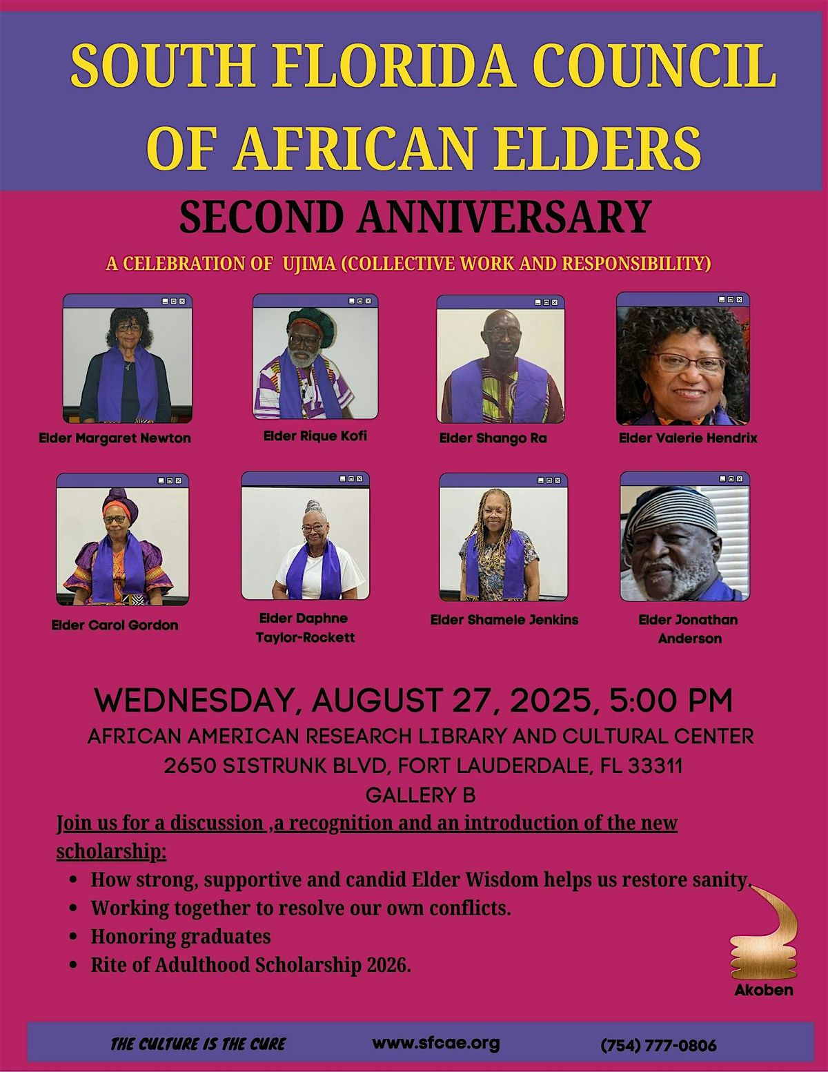South Florida Council of African Elders Second Anniversary