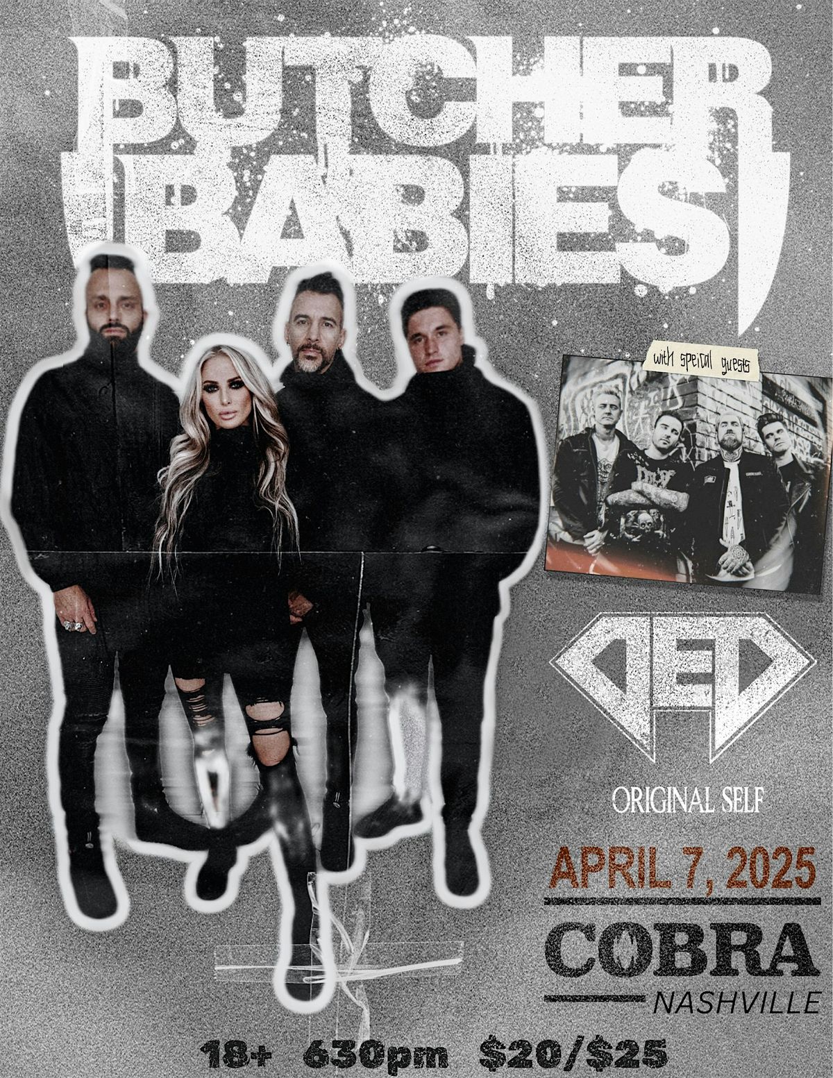 Venue: Butcher Babies | DED | Original Self