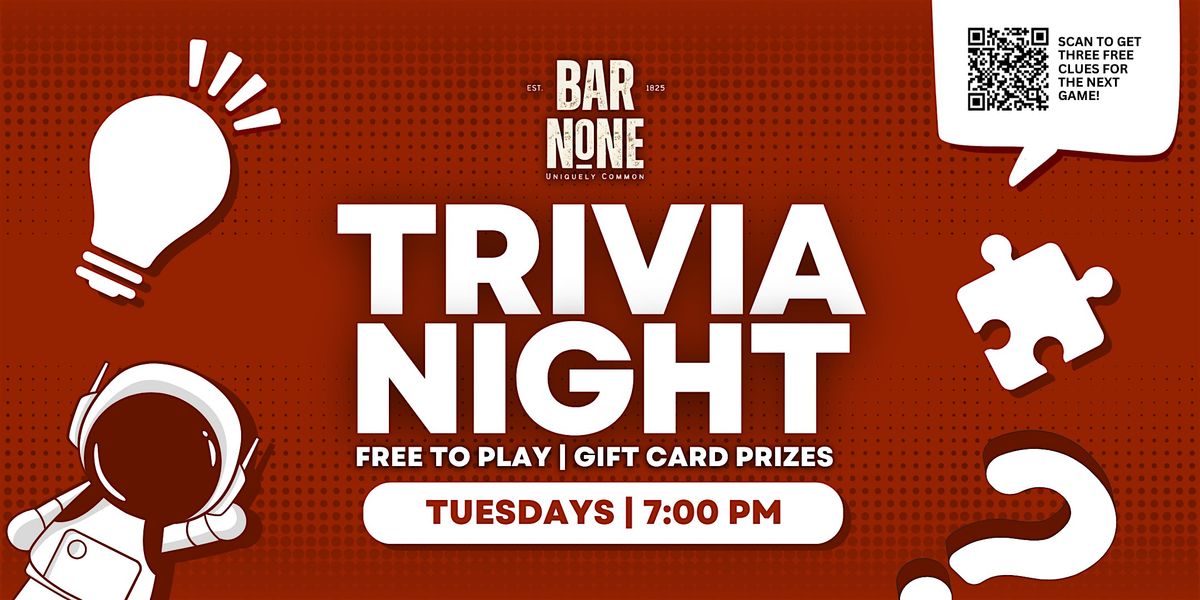 Trivia Night at Bar None Houston