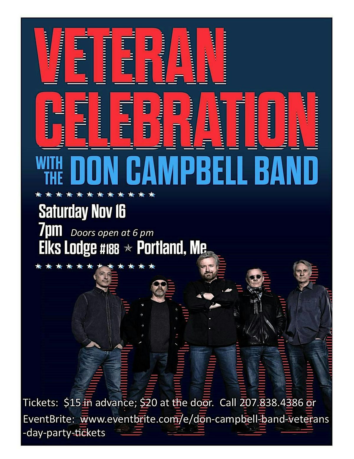 Don Campbell Band Veteran's Day Party