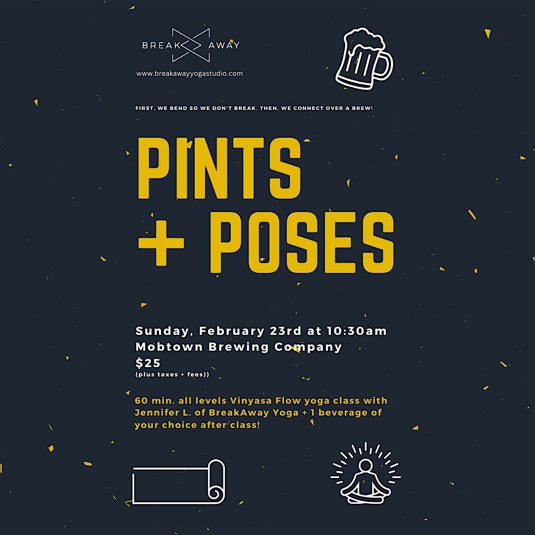 Pints + Poses: Yoga at Mobtown Brewing Company