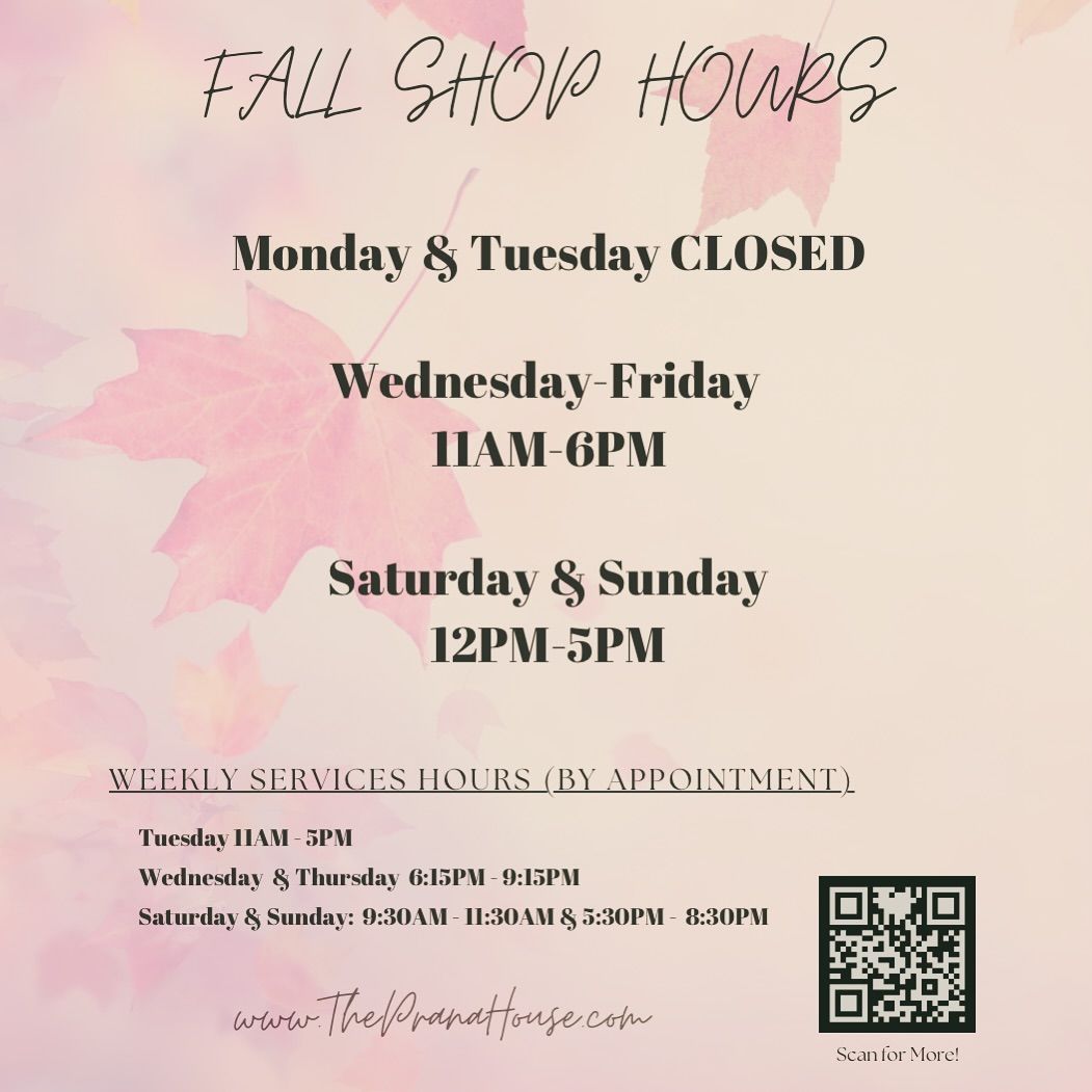 Updated Fall Hours