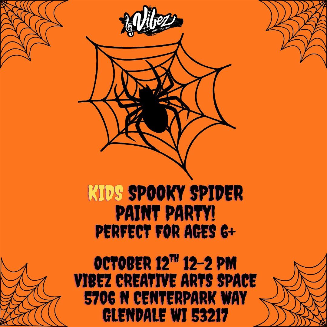 Kids Spooky Spider Paint Party