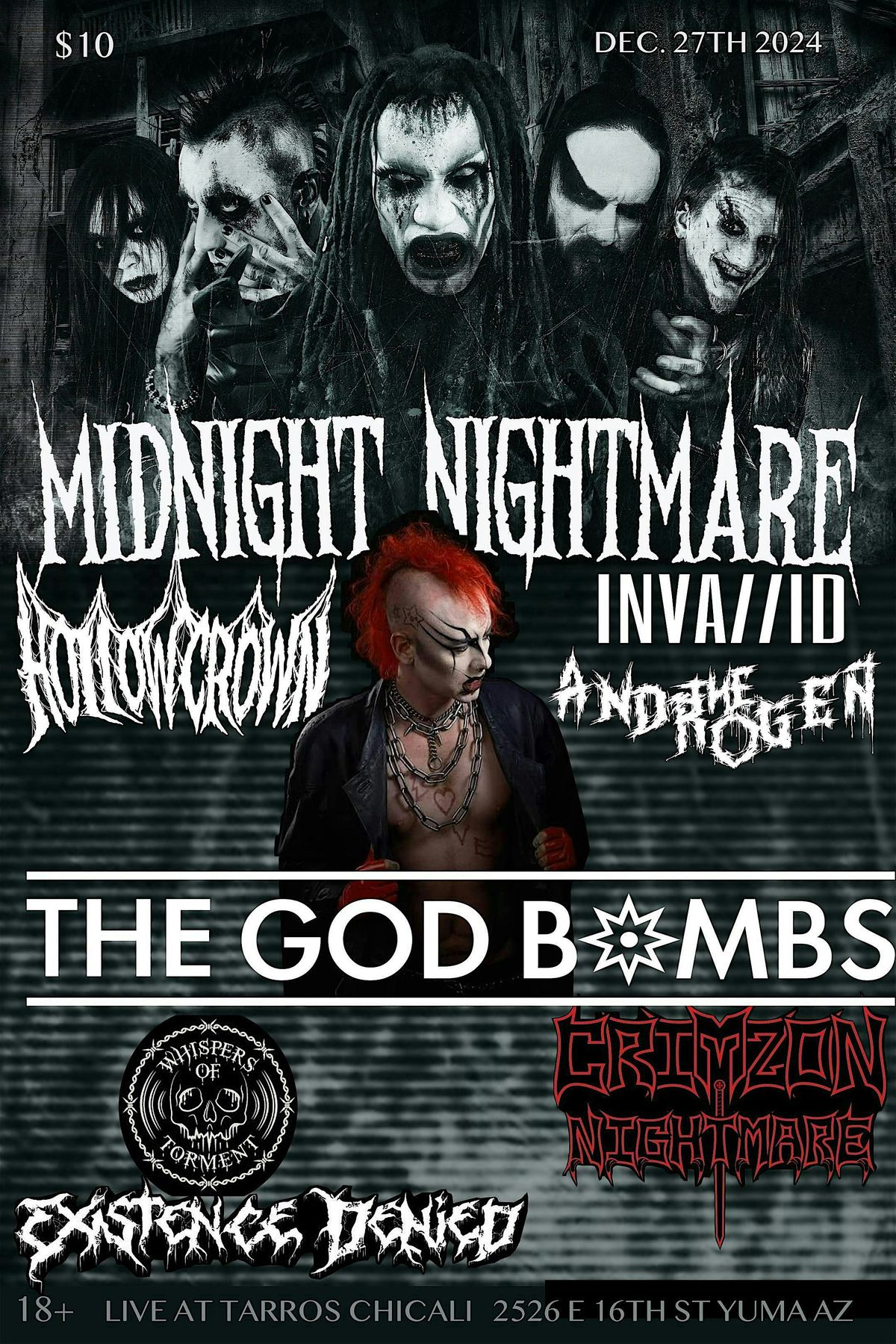 Desert Outlaws Fest Featuring Midnight Nightmare, The God Bombs, The Androgen and More