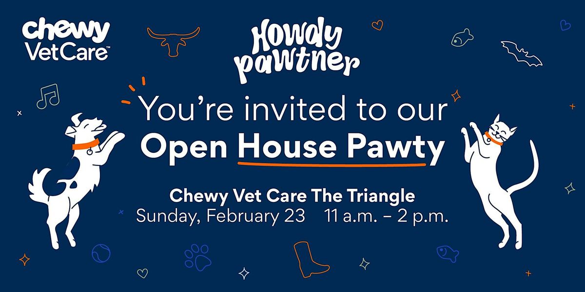 Chewy Vet Care | The Triangle in Austin | Open House Pawty