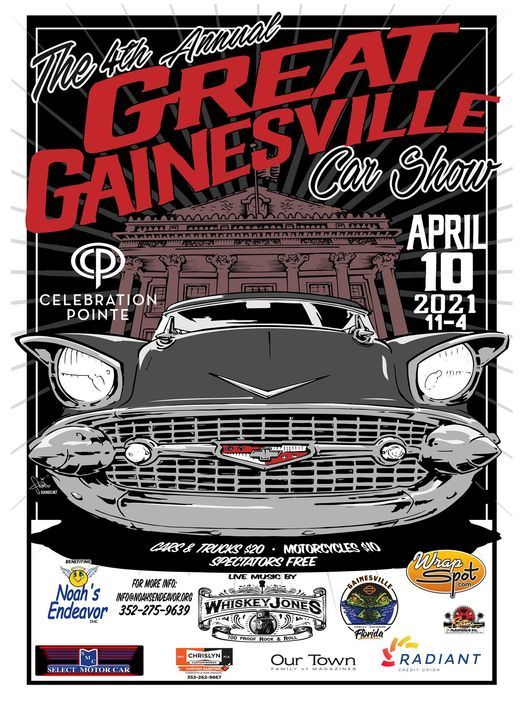 The Great Gainesville Car Show at Celebration Pointe, 4949 Celebration