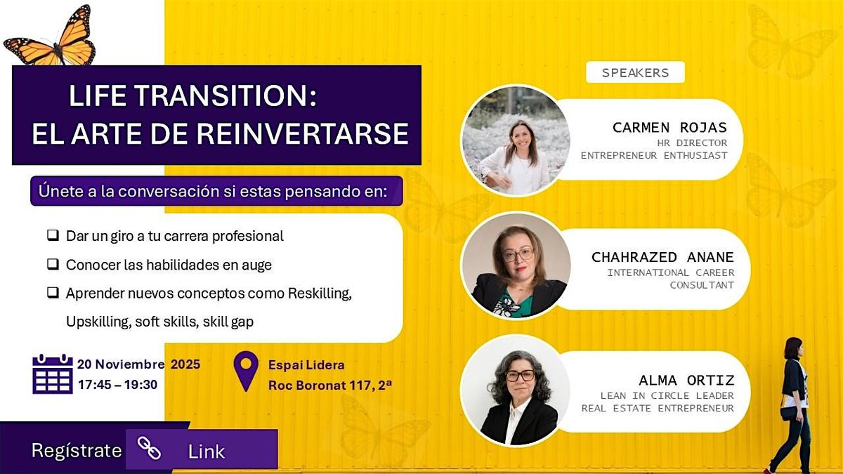 LIFE TRANSITION: EL ARTE DE REINVENTARSE