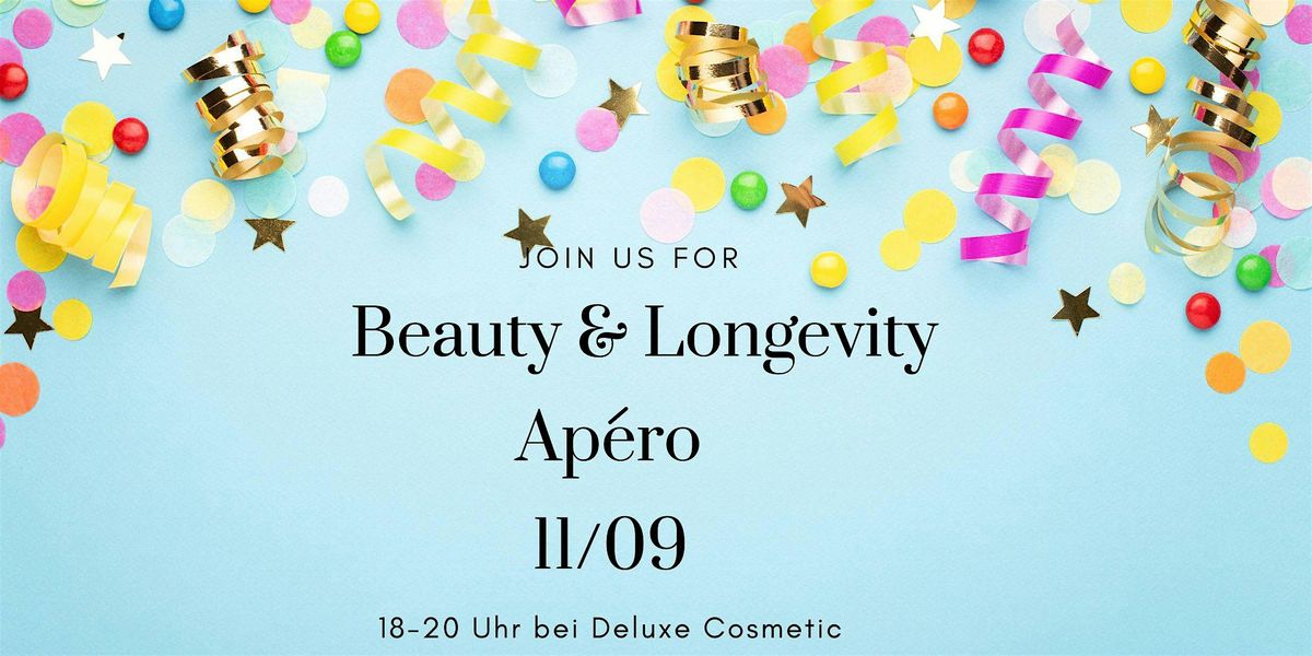Beauty & Longevity Ap\u00e9ro