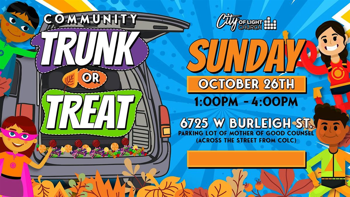Community Trunk Or Treat