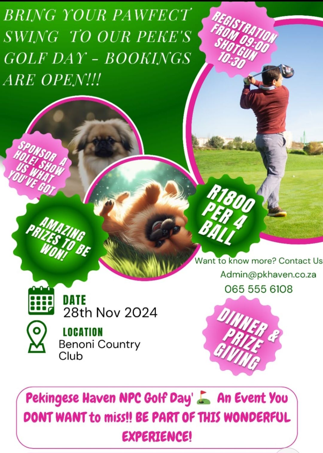 Peke's Golf Day