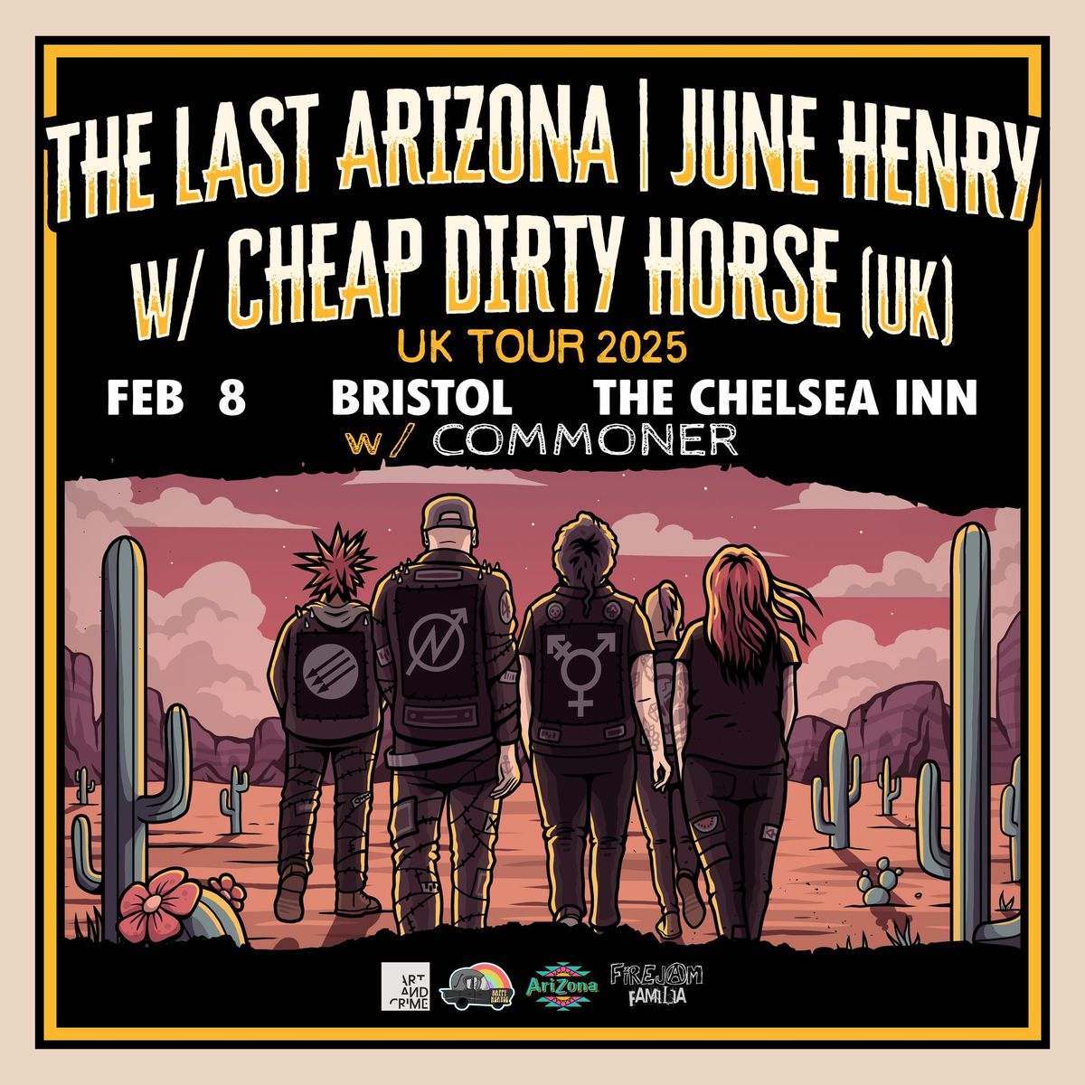 The Last Arizona & June Henry w\/ Cheap Dirty Horse & Commoner | Bristol