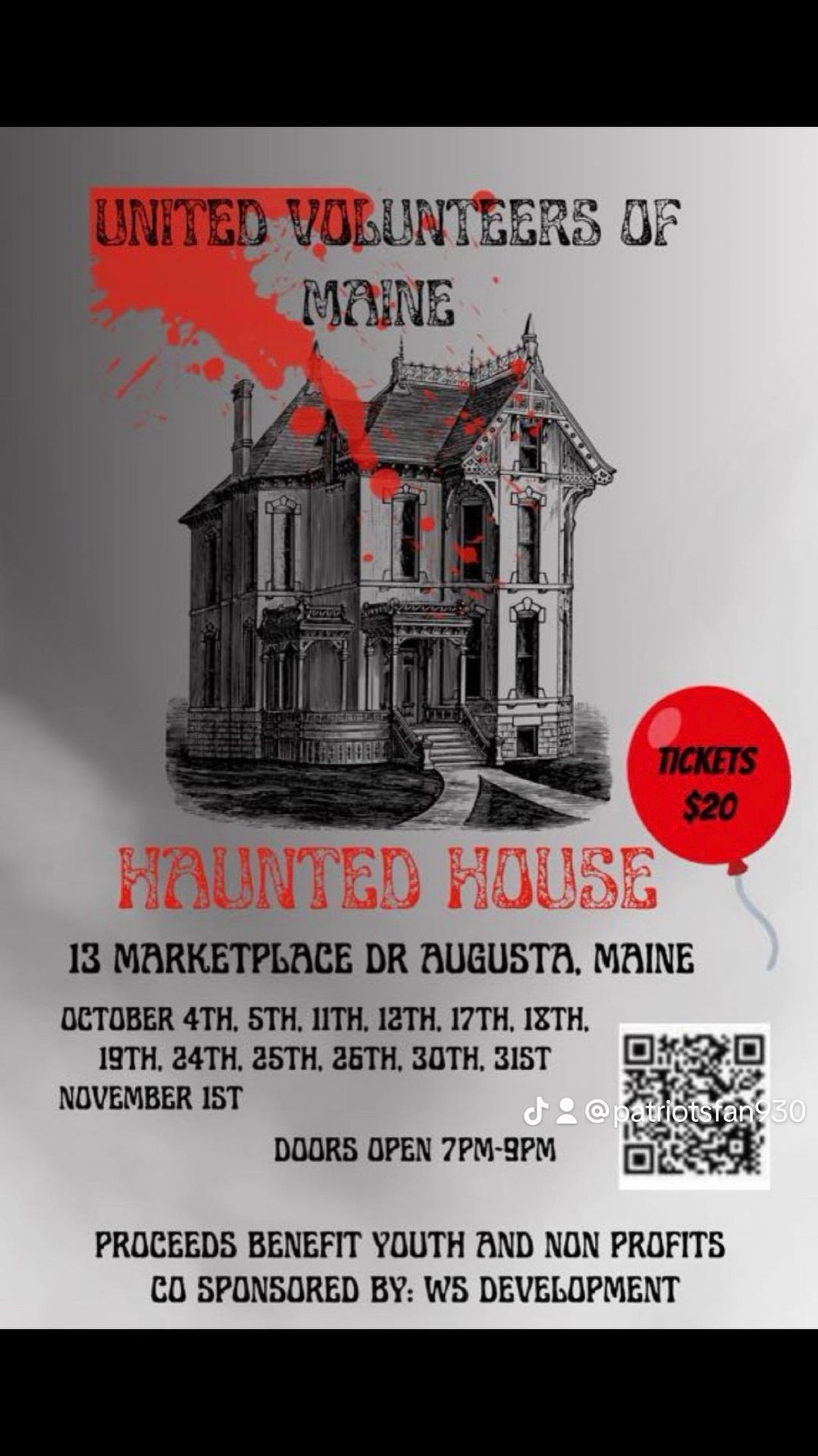 United Volunteers Of Maine Haunted House 