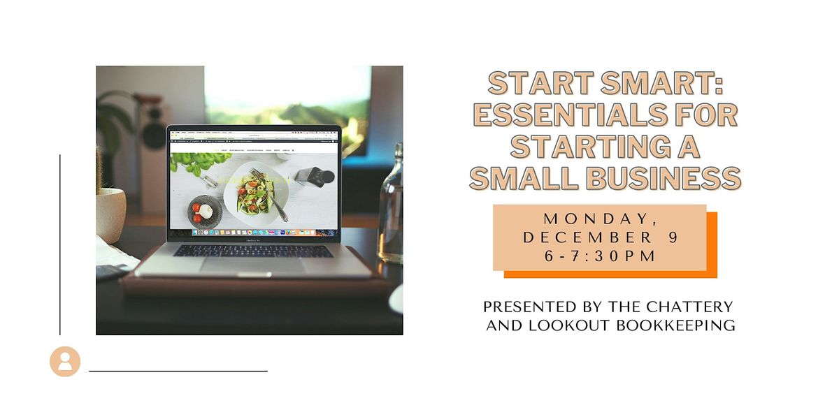 Start Smart: Essentials for Starting a Small Business - IN-PERSON CLASS