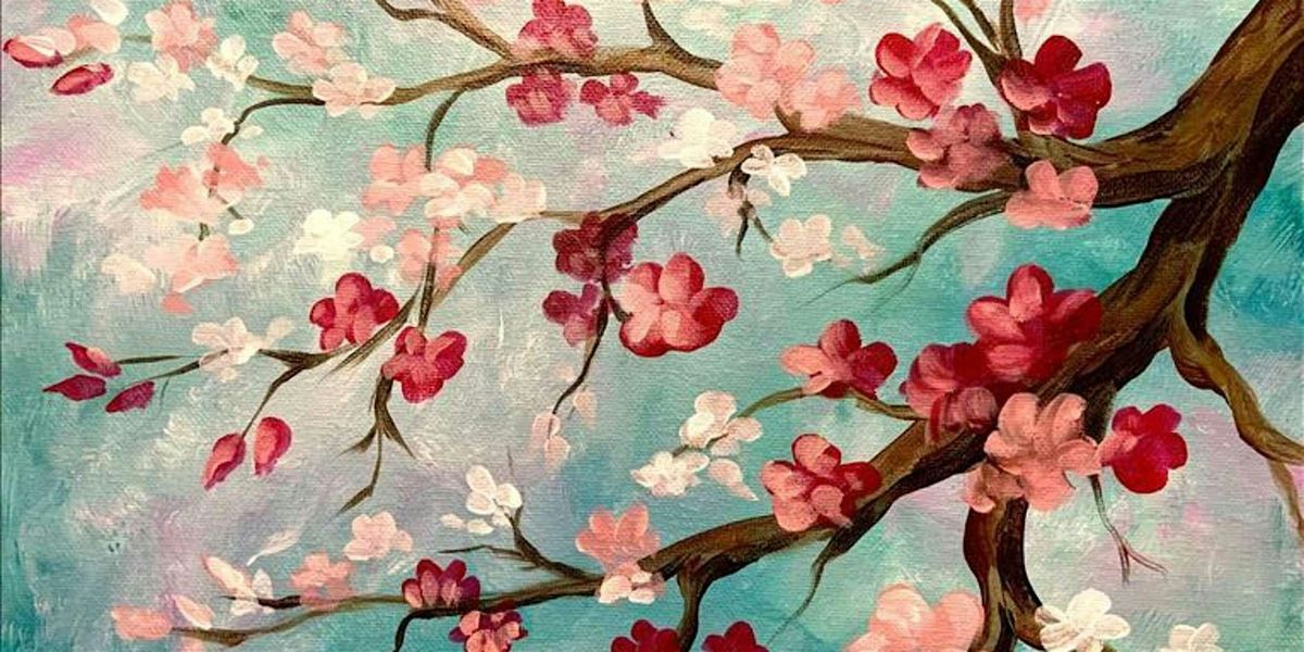 Beautiful Cherry Blossoms - Paint and Sip by Classpop!\u2122