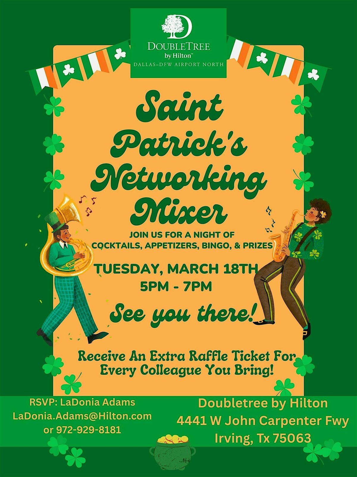 St Patrick's Day Networking Mixer Event