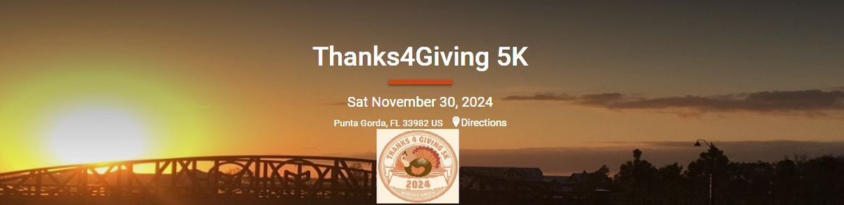 Thanks 4 Giving 5K at Babcock Ranch