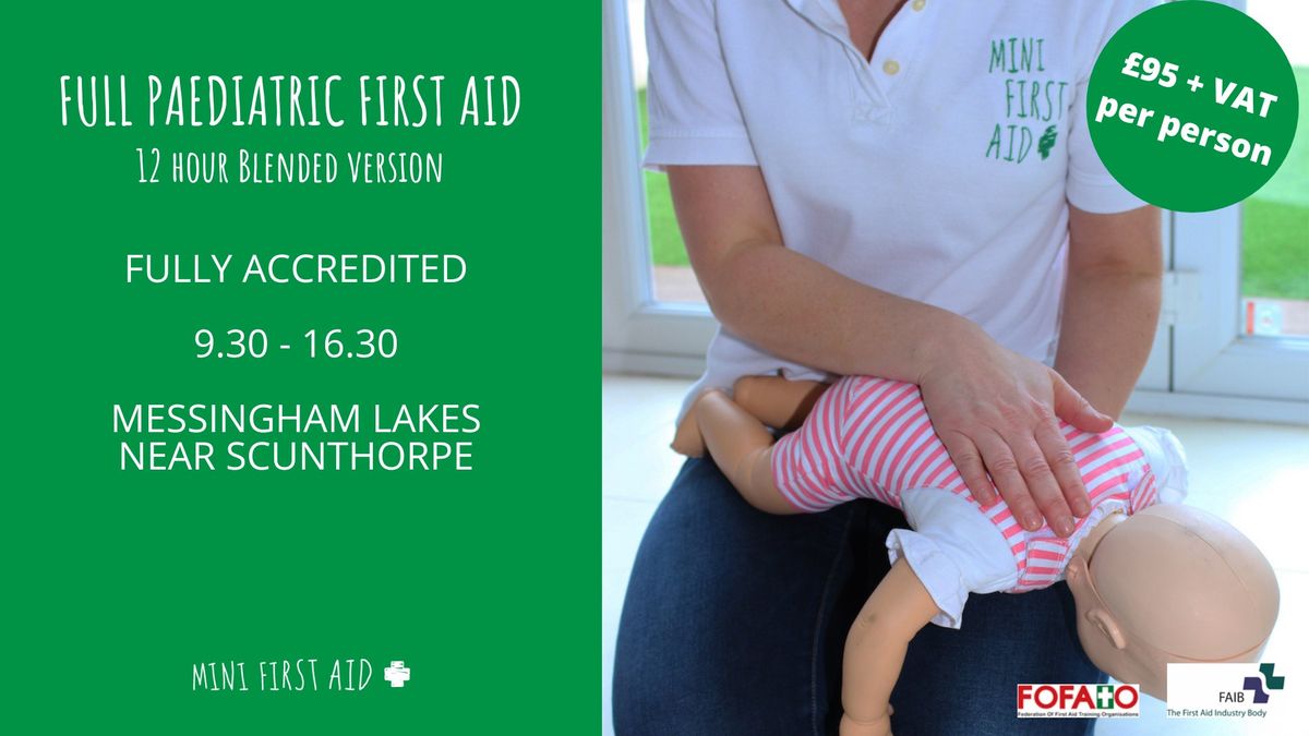 Full Paediatric First Aid - Blended course