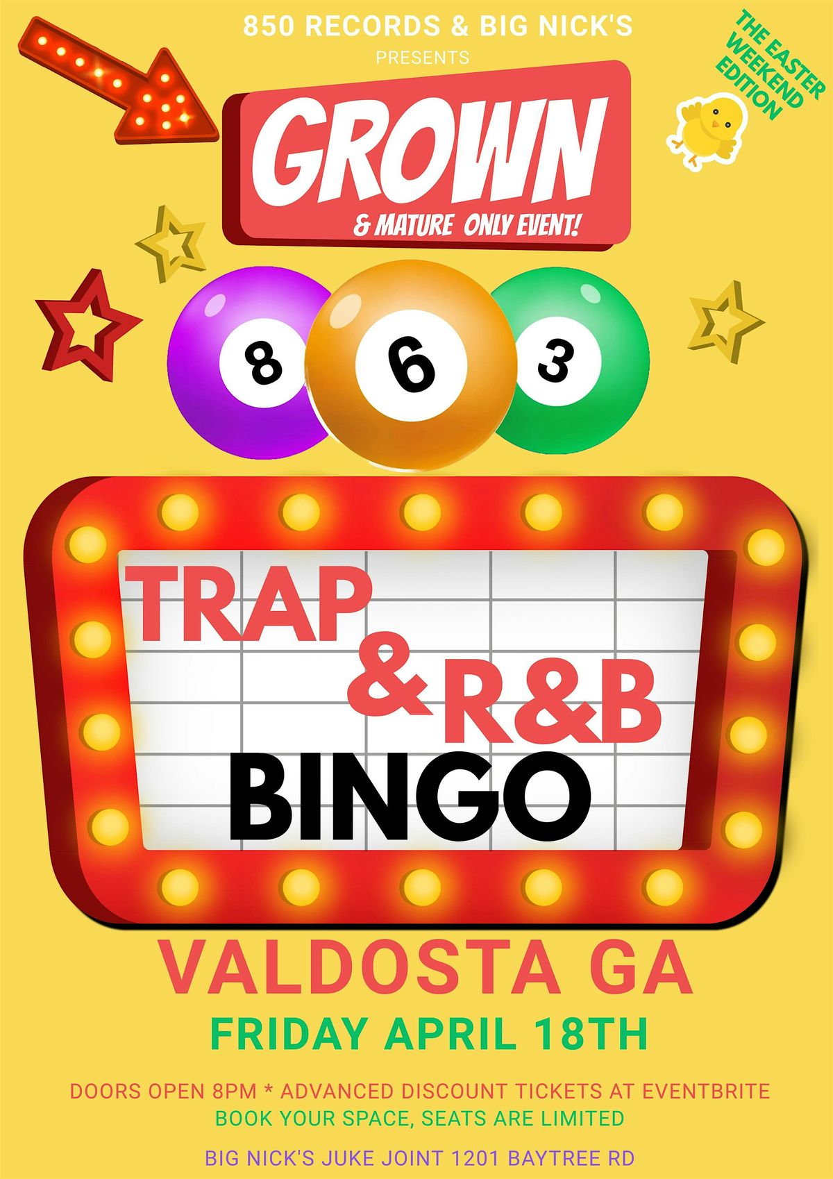 Trap & R&B Bingo Valdosta