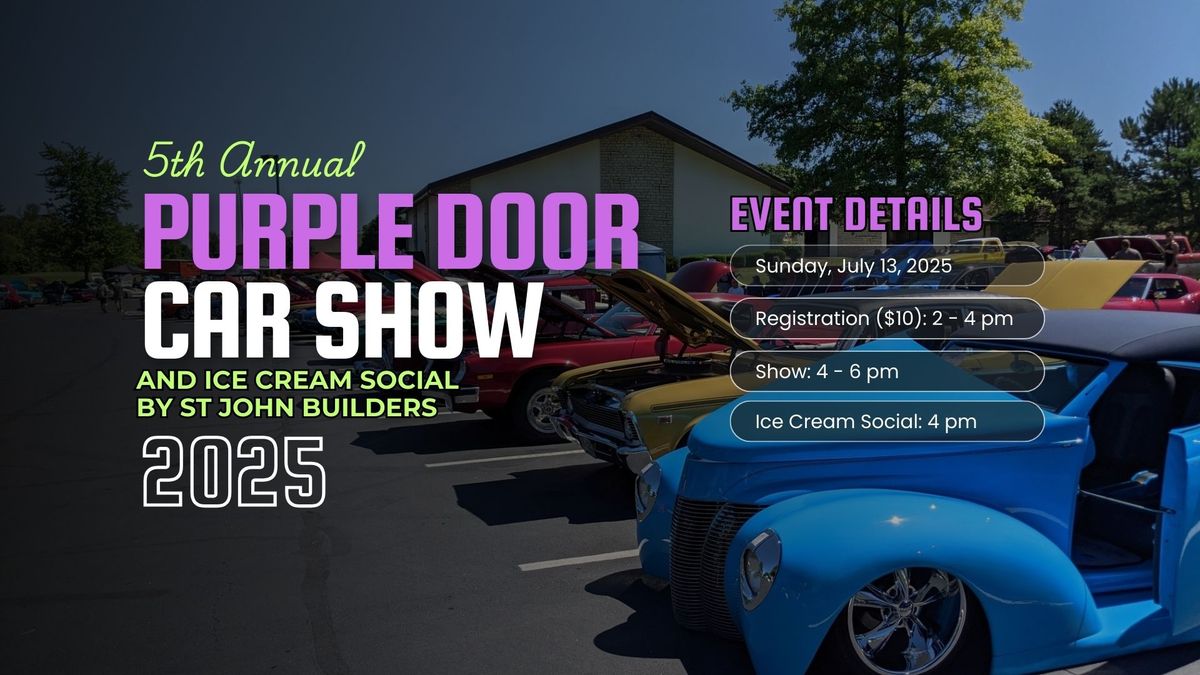 Purple Door Car Show & Ice Cream Social - Celina, Ohio