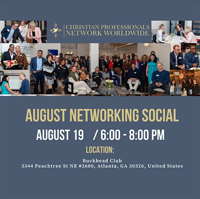 Christian Professionals Network August Networking Social