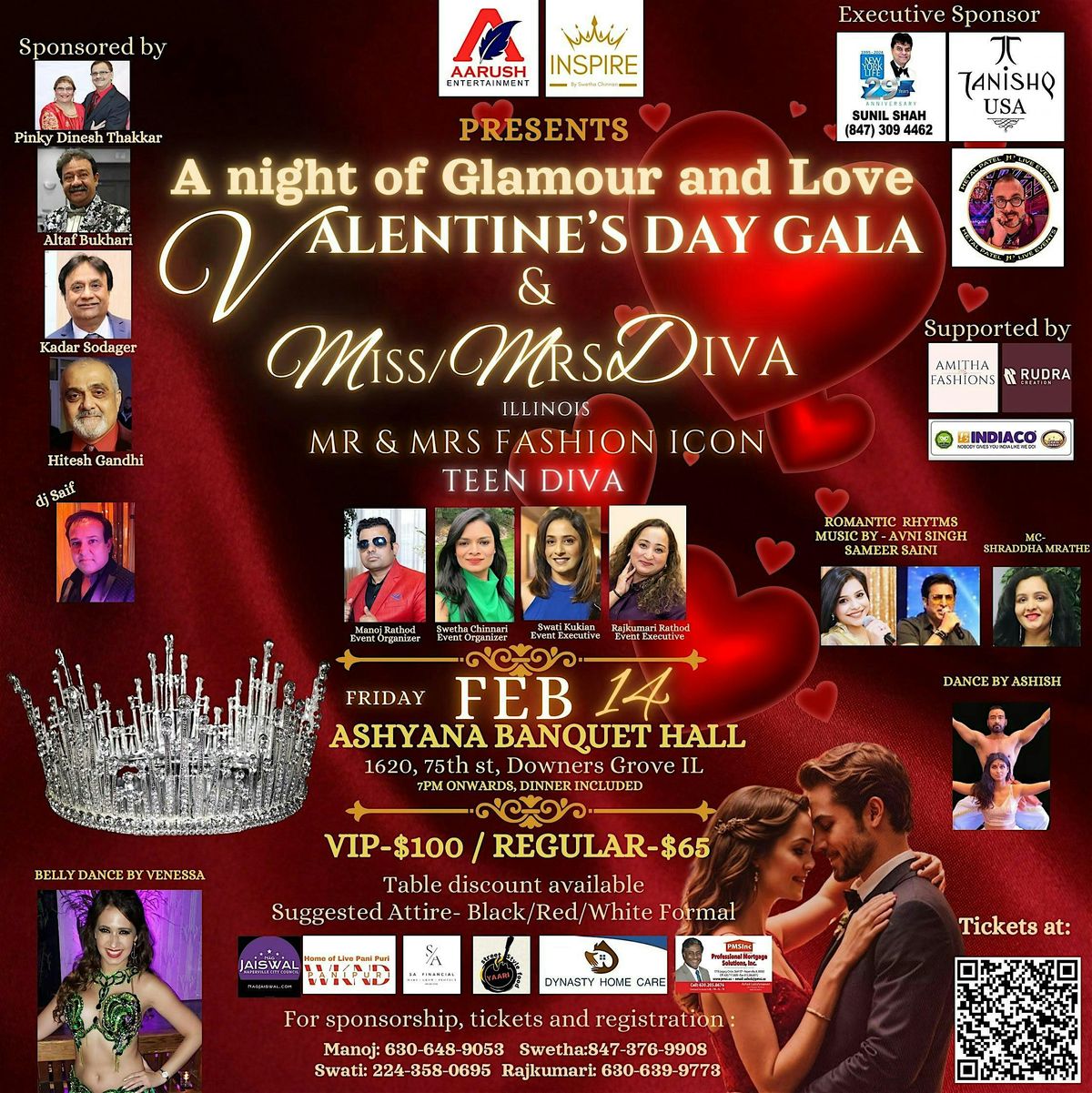 A night of Glamour and Love  Valentine's day party