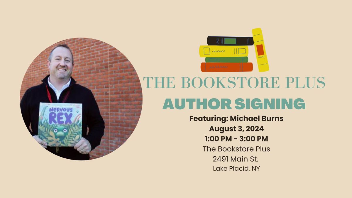 Sidewalk Signing featuring Michael Burns