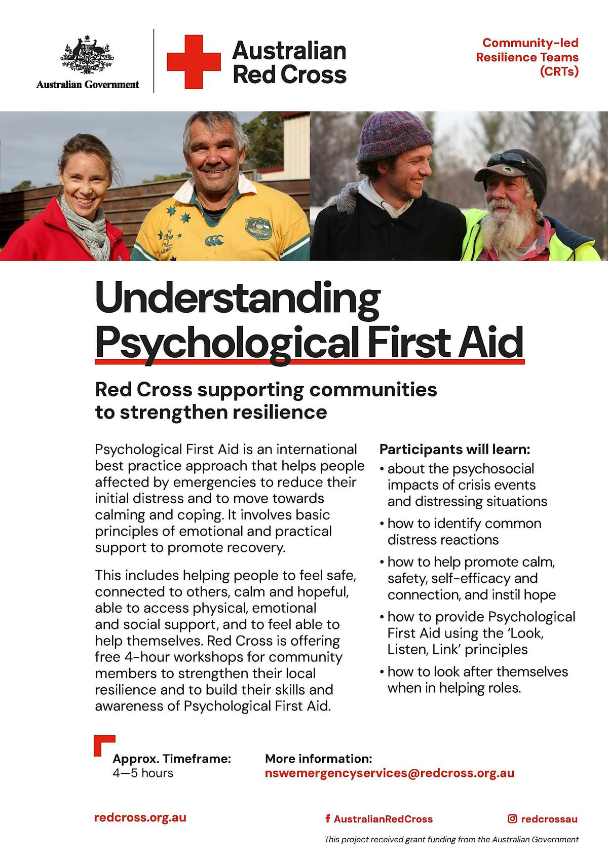 Understanding Psychological First Aid - Minnie Water \/ Wooli