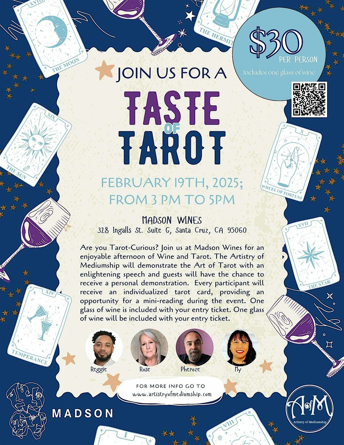 Taste of Tarot Presented by: Artistry of Mediumship