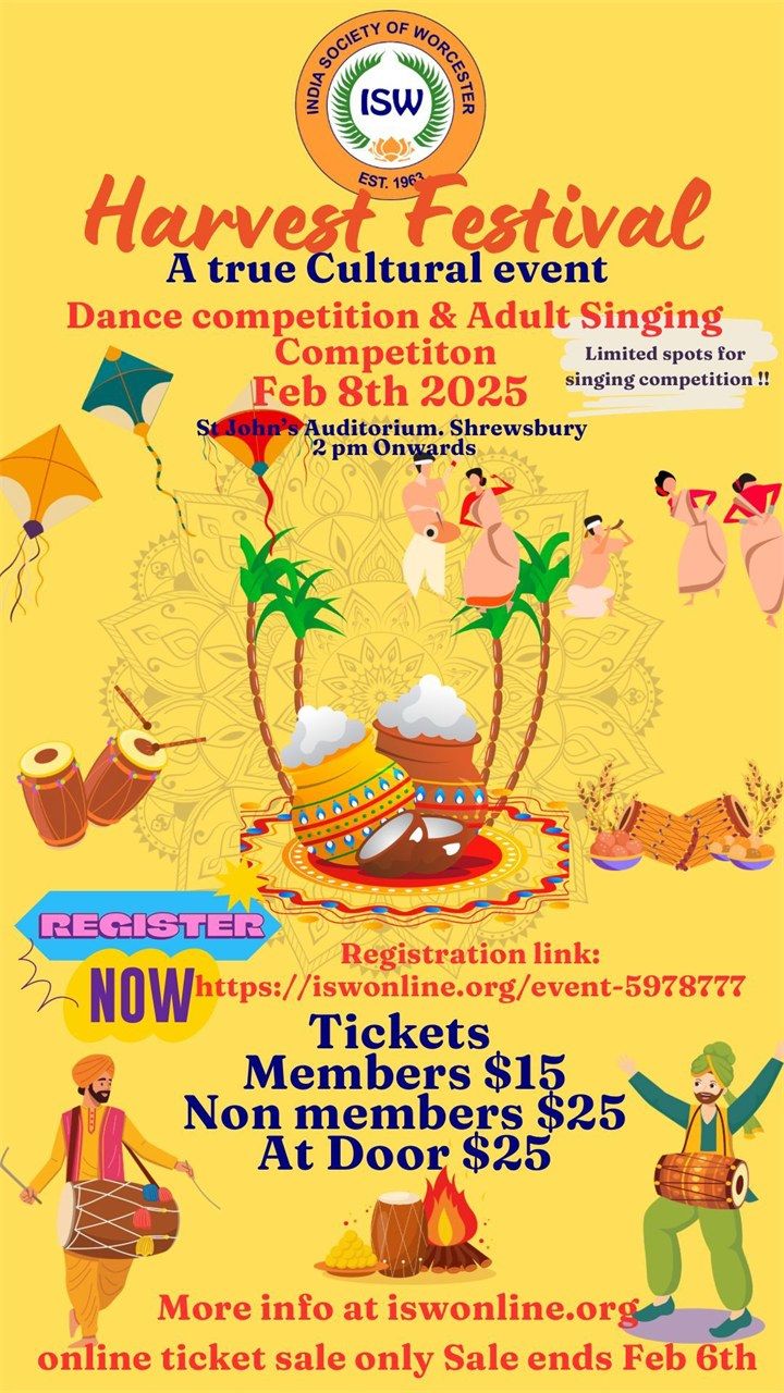 ISW Harvest Festival Registrations are open