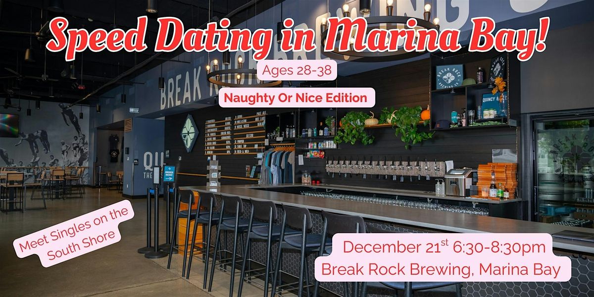 Speed Dating in Quincy! Ages 28-38, 1 drink included