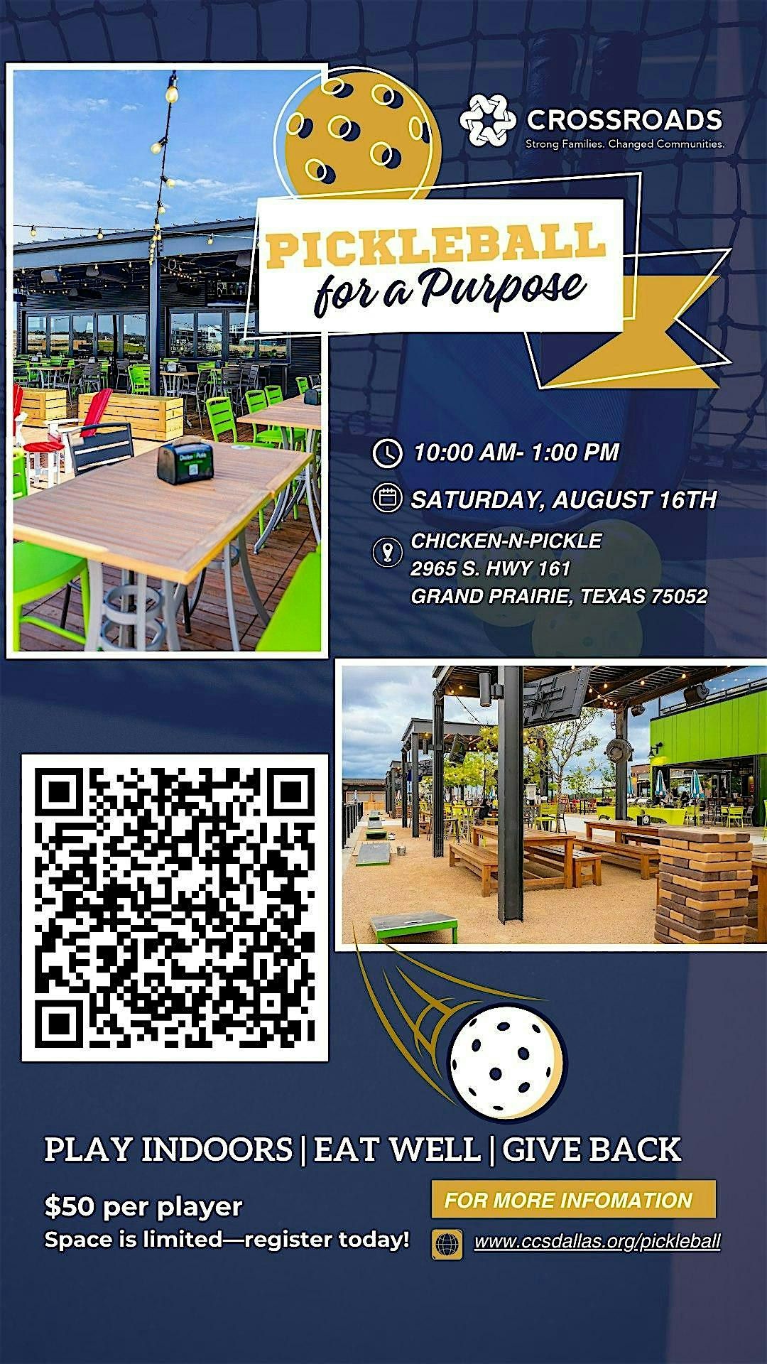 Battle of the Paddles: Pickleball Tournament & Community Fundraiser