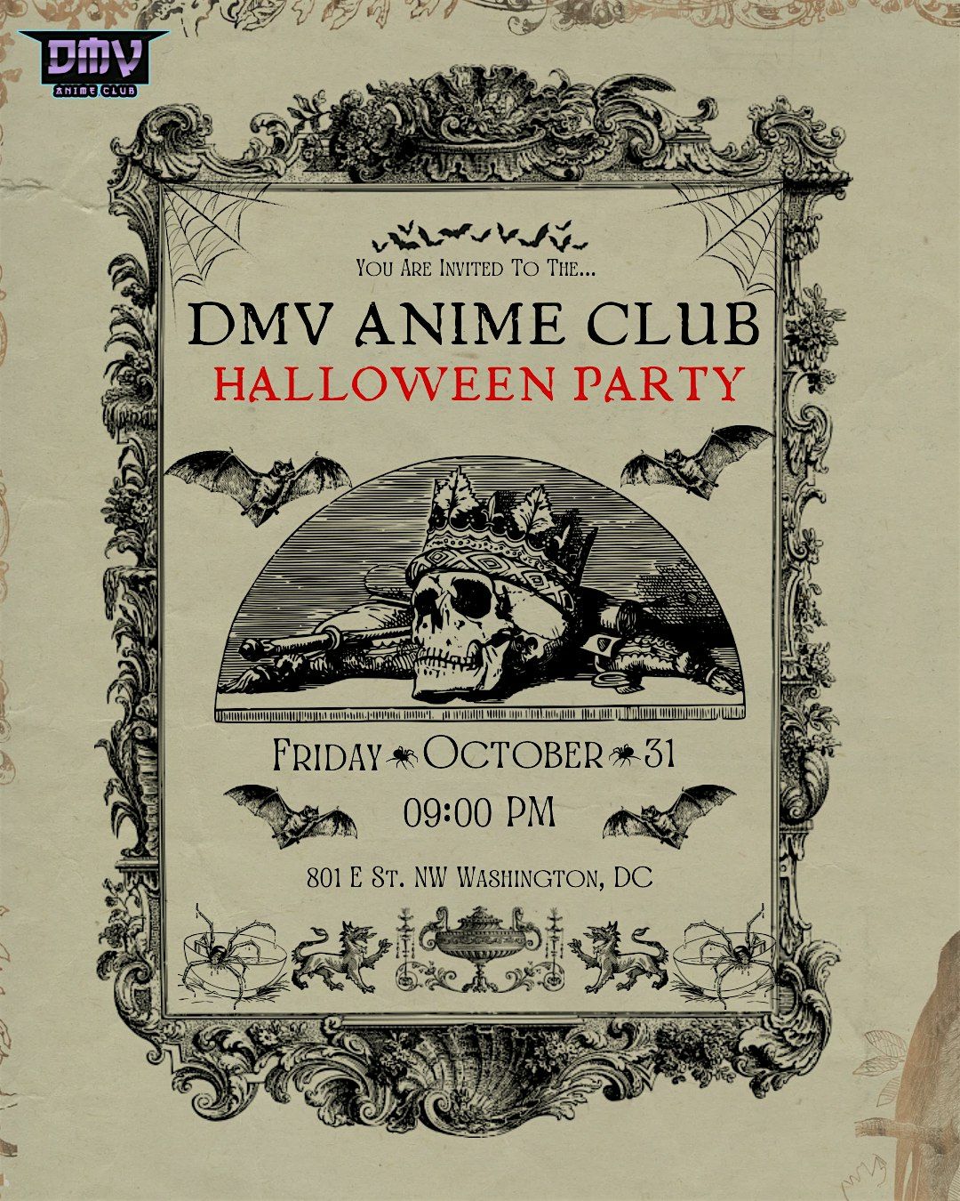 DMV Anime Club Halloween Party